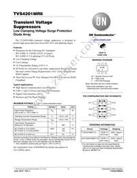 TVS4201MR6T1G Datasheet Cover