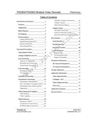 TW2802-FA Datasheet Page 2