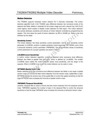 TW2802-FA Datasheet Page 20