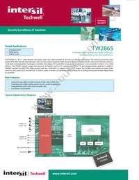 TW2865-LA3-GR Datasheet Cover