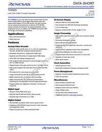 TW8809AT-NA2-GR Datasheet Cover