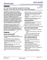 TW8823AT-LC2-GE Datasheet Cover