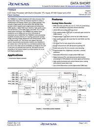 TW8824-TA1-CRT Datasheet Cover