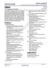 TW8831-LB1-CR Datasheet Cover