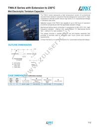 TWAE407K100CBXZ0700 Datasheet Cover