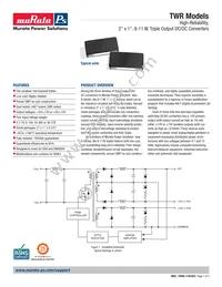 TWR-5/1000-12/210-D12A-C Datasheet Cover