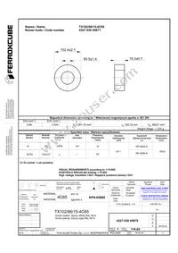 TX102/66/15-4C65 Datasheet Cover