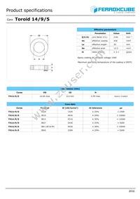 TX14/9/5-3E12 Datasheet Cover