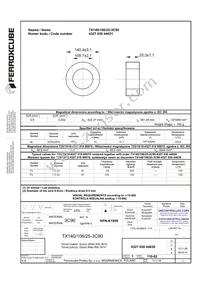 TX140/106/25-3C90 Cover