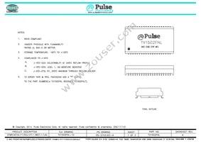 TX1502FNLT Datasheet Cover