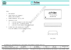 TX1514FNLT Datasheet Cover