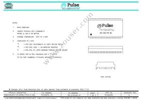 TX1544FNLT Datasheet Cover