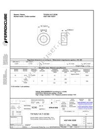 TX16/9.1/4.7-3C90 Datasheet Cover