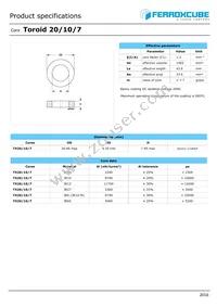 TX20/10/7-3E12 Datasheet Cover