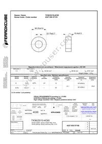 TX36/23/10-4C65 Datasheet Cover