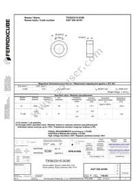 TX36/23/15-3C90 Datasheet Cover