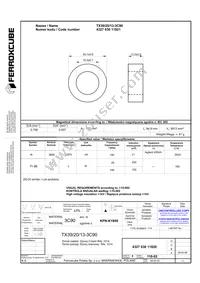 TX39/20/13-3C90 Datasheet Cover