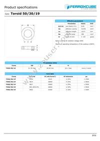 TX50/30/19-3E6 Datasheet Cover