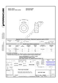 TX51/32/19-3C90 Datasheet Cover