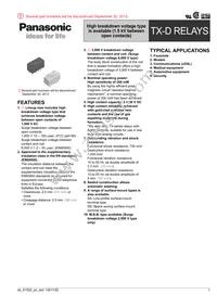 TXD2SS-24V-4 Datasheet Cover