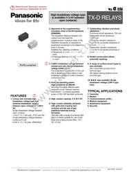 TXD2SS-L-3V-4 Datasheet Cover