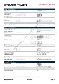 TXH 600-154 Datasheet Page 2