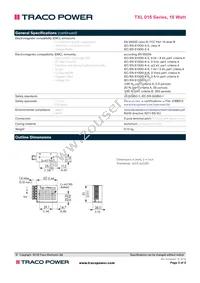 TXL 015-48S Datasheet Page 3