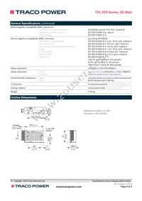 TXL 025-48S Datasheet Page 3