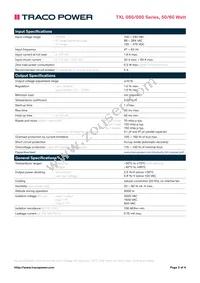 TXL 050-05S Datasheet Page 2