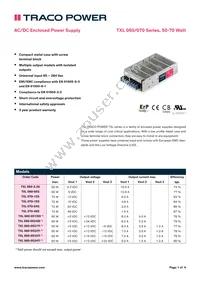 TXL 060-0521TI Datasheet Cover