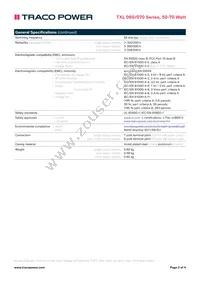 TXL 060-0521TI Datasheet Page 3