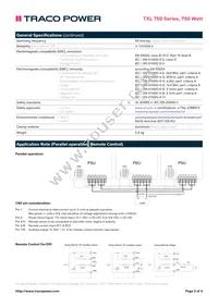 TXL 750-48S Datasheet Page 3