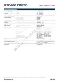 TXM 015-115 Datasheet Page 3