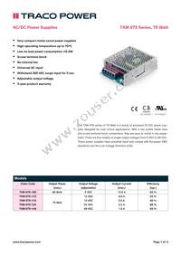 TXM 075-148 Datasheet Cover