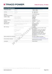 TXM 075-148 Datasheet Page 3