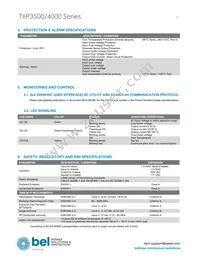 TXP4000-1110G Datasheet Page 3
