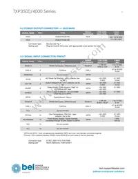 TXP4000-1110G Datasheet Page 5