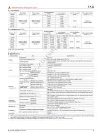 TXS2SL-L2-9V Datasheet Page 3