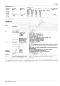 TXS2SS-LT-24V-Z Datasheet Page 3