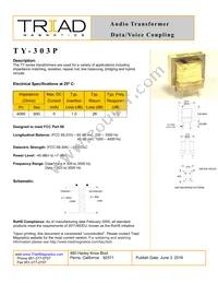 TY-303P-B Cover