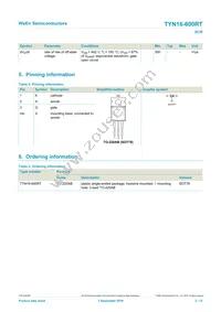 TYN16-600RTQ Datasheet Page 2