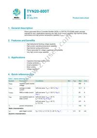 TYN20-800T Datasheet Cover