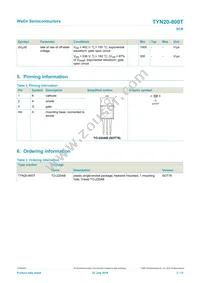 TYN20-800T Datasheet Page 2