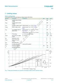 TYN20-800T Datasheet Page 3