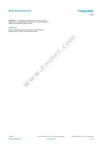 TYN20-800T Datasheet Page 11