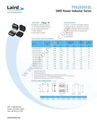 TYS252012LR47N-10 Datasheet Cover