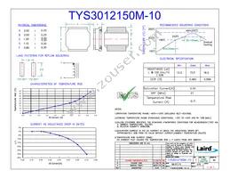 TYS3012150M-10 Datasheet Cover