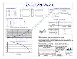 TYS30122R2N-10 Datasheet Cover