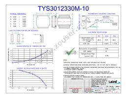 TYS3012330M-10 Datasheet Cover