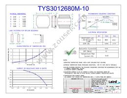 TYS3012680M-10 Datasheet Cover